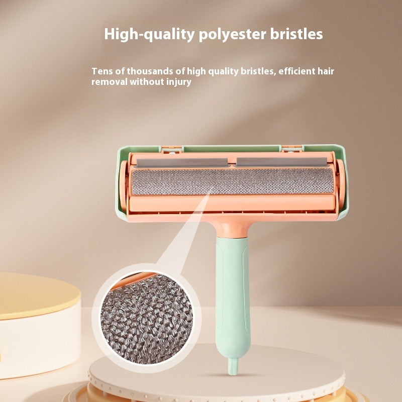 Reusable Pet Hair Remover Brush – Cat & Dog Hair Lint Roller for Carpets, Couches & Clothes